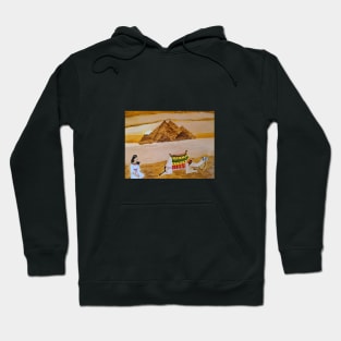 Egypt pyramids and princess Hoodie